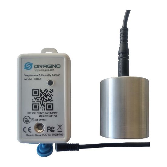 Dragnio LHT65 in Aluminium temperature buffer